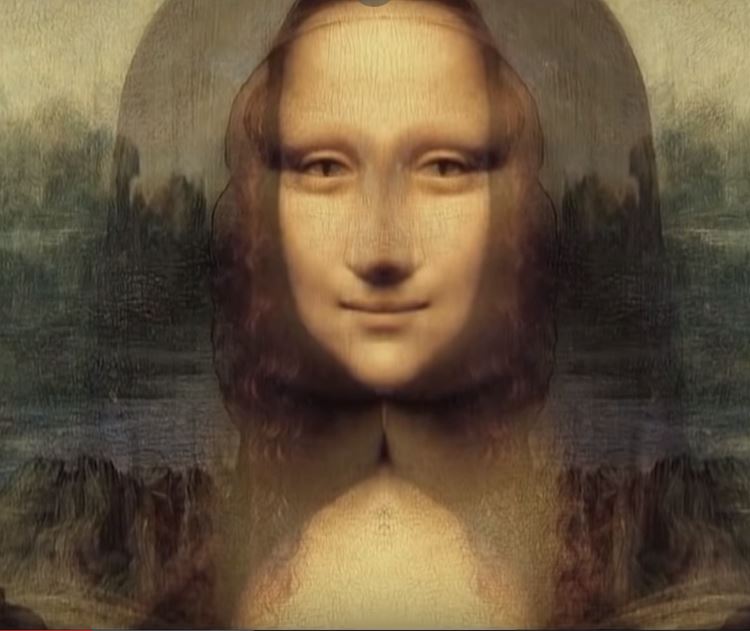Леонардо да Винчи Мона Лиза Рептил