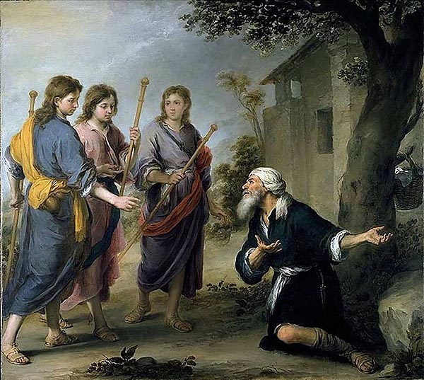 Авраам и тримата ангели (Бартоломе Мурильо)